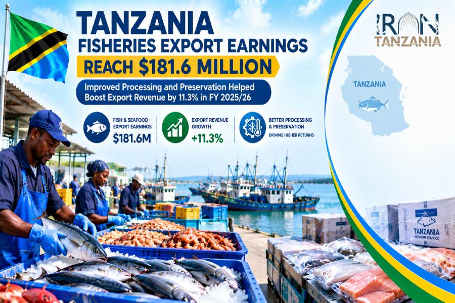 Tanzania’s Fisheries Export Earnings Reach $181.6 Million, Rising 11.3%